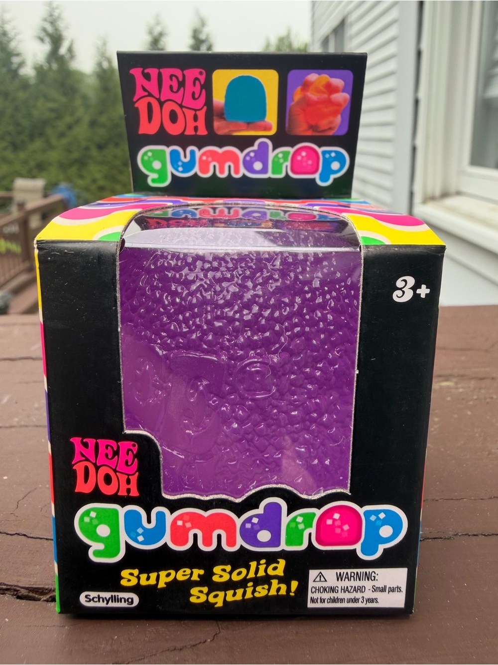 NeeDoh Gumdrop Super Solid Squish! Purple